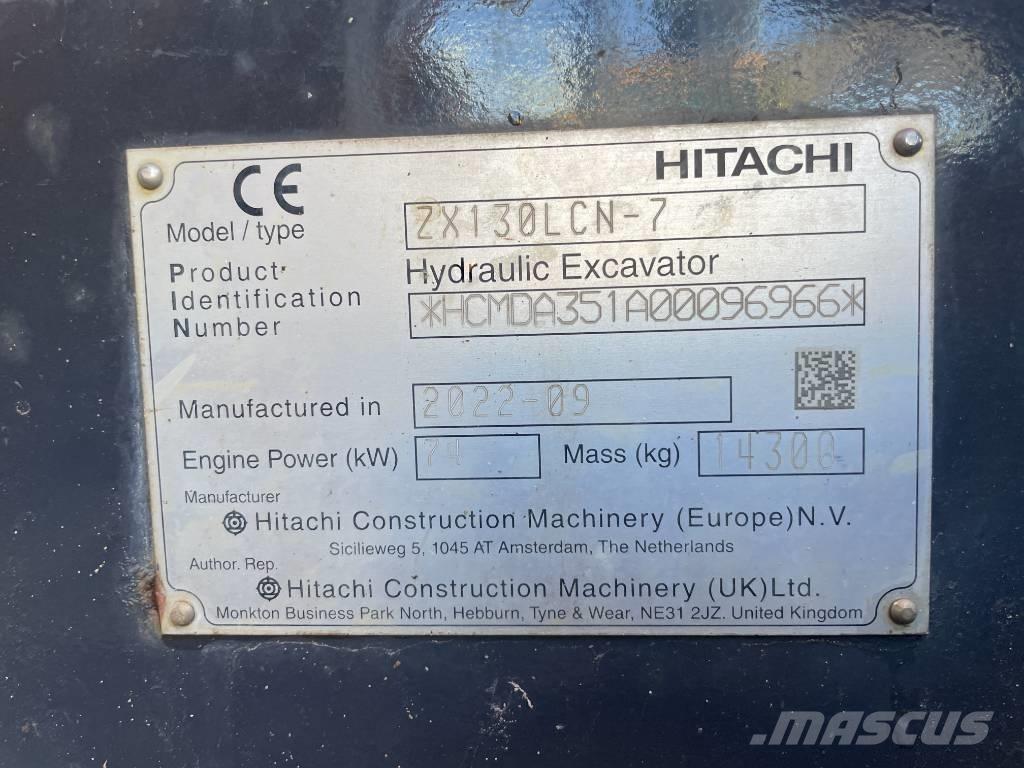 Hitachi ZX 130 LCN-7 Beltegraver