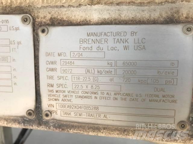 Brenner DOT 406 Tanktrailere