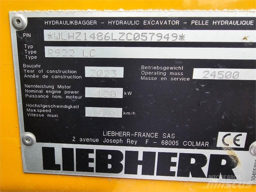 Liebherr R922 Beltegraver