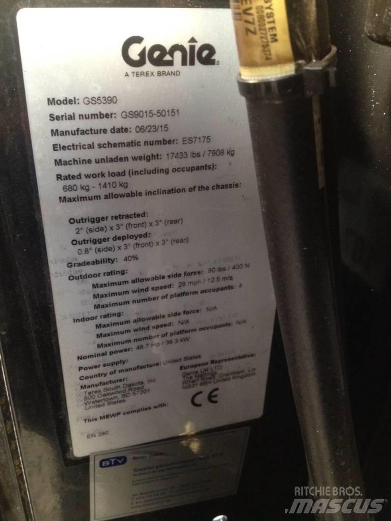 Genie GS 5390 Sakselifter