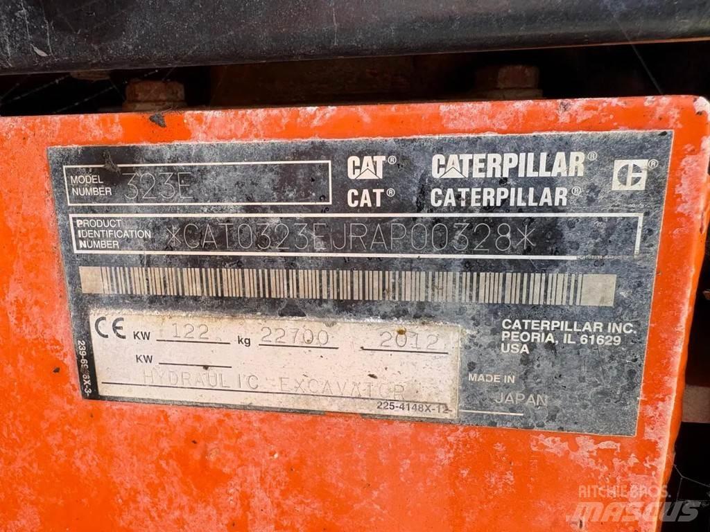 CAT 323E Beltegraver