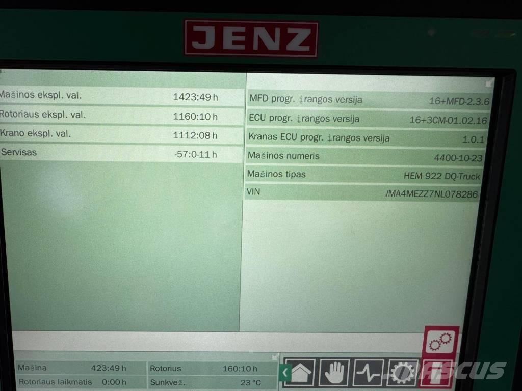 JENZ HEM 922 Fliskuttere