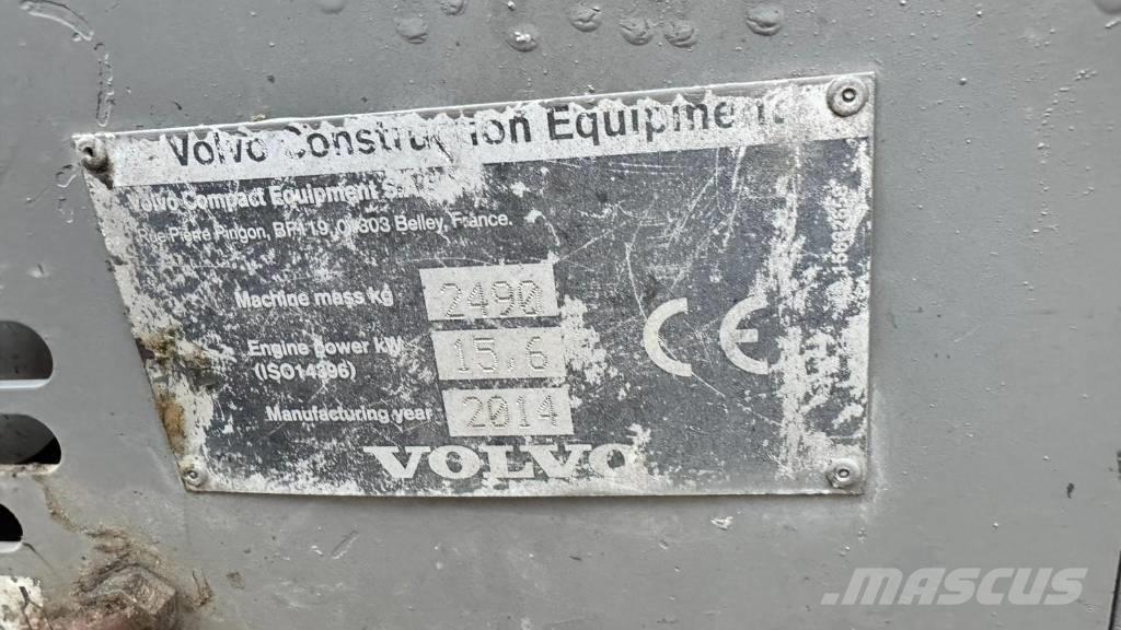 Volvo EC 25 D Minigravere <7t