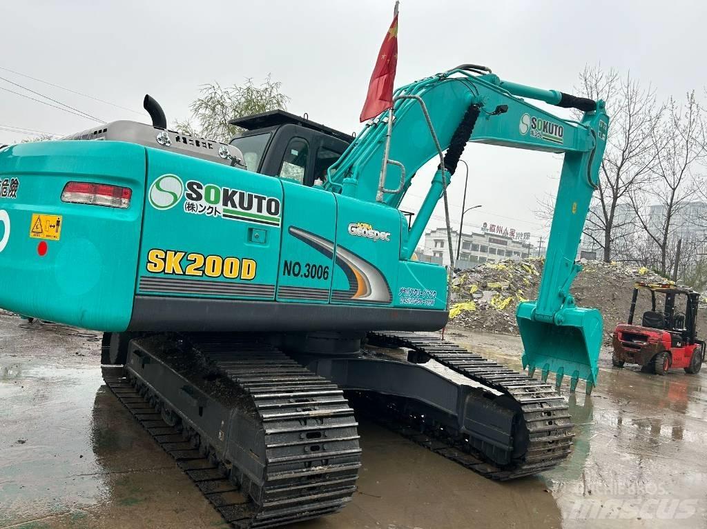Kobelco SK200D Beltegraver