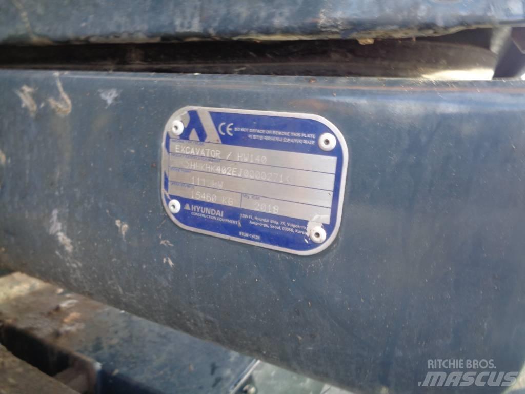 Hyundai HW 140 Hjulgravere