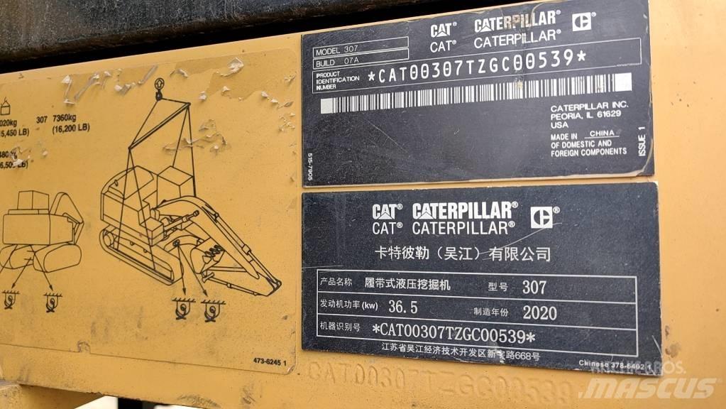 CAT 2020 CAT 307 Minigravere <7t