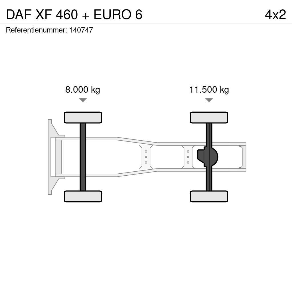 DAF XF 460 + EURO 6 Trekkvogner