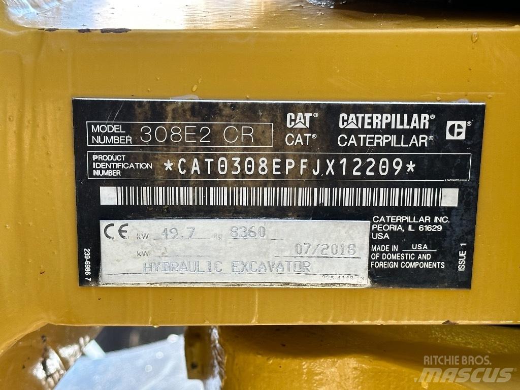 CAT 308 E2 CR Midigravere 7 - 12t