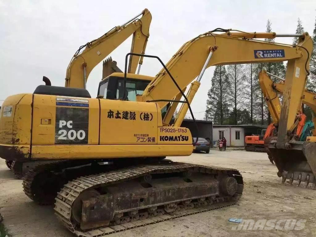 Komatsu pc200-7 Beltegraver
