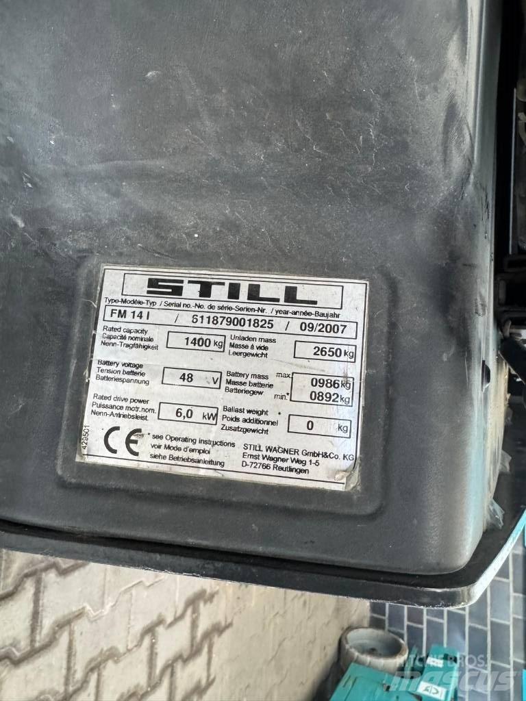 Still FM 14 l Skyvemasttruck