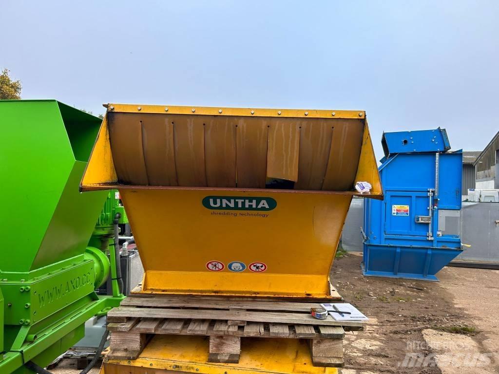 Untha RS50 Feed Hood Deler til avfallsknusere