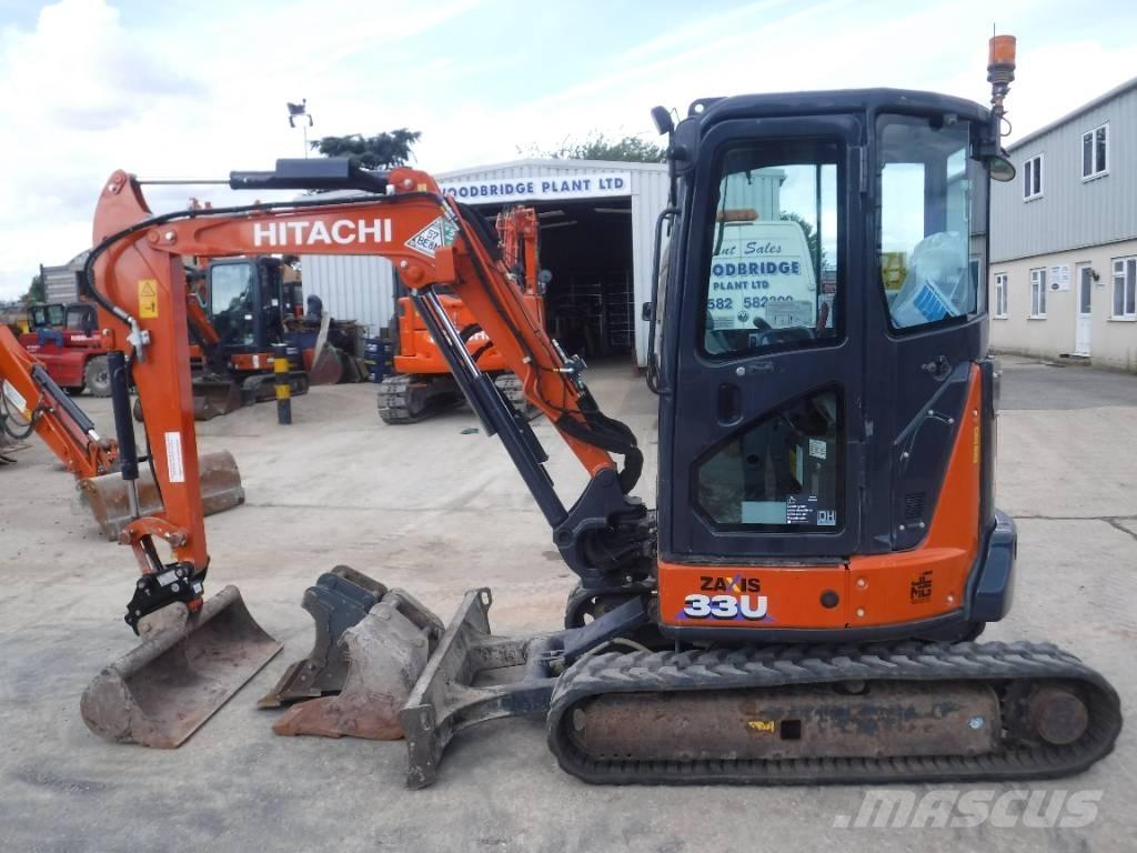Hitachi ZX 33 U-6 Minigravere <7t