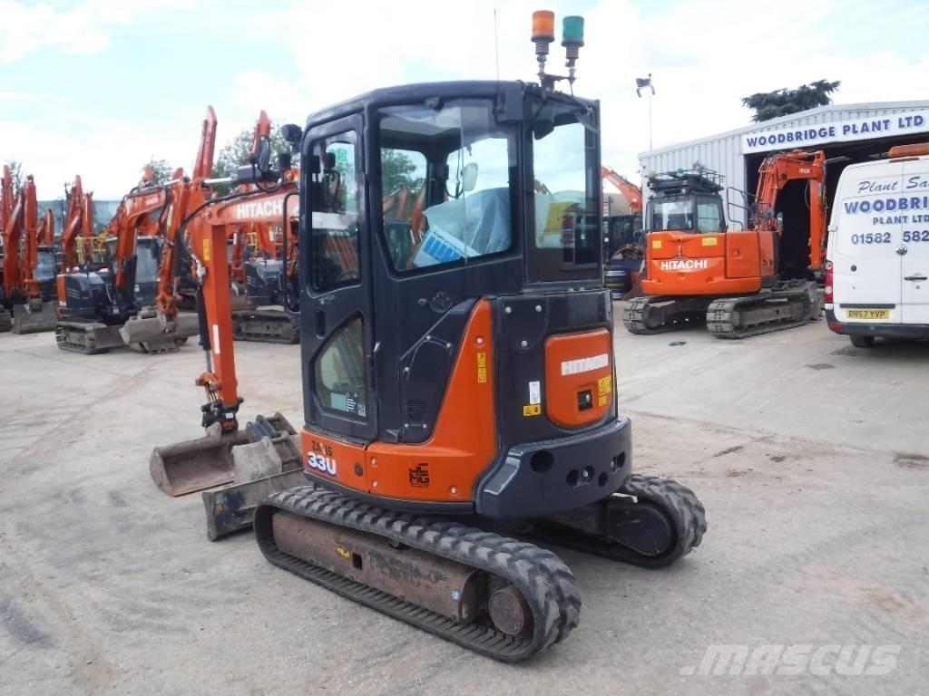 Hitachi ZX 33 U-6 Minigravere <7t