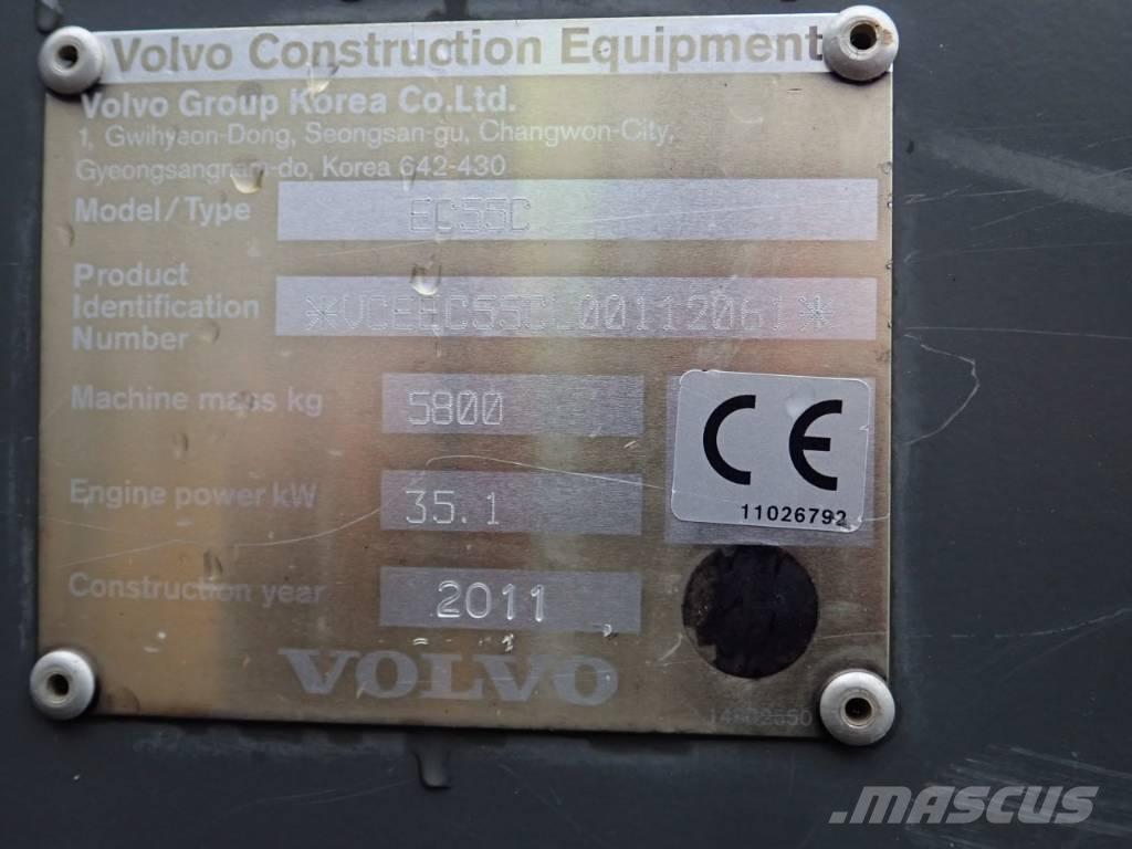 Volvo EC 55 C Minigravere <7t