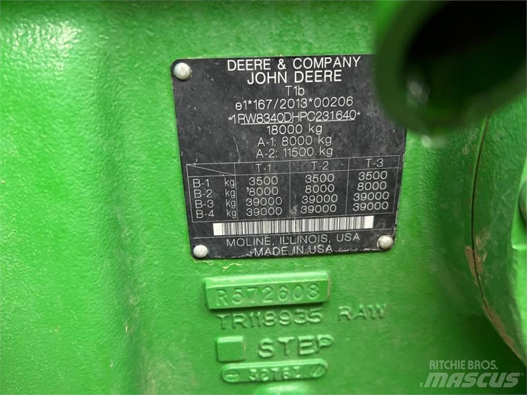 John Deere 8R340 Traktorer