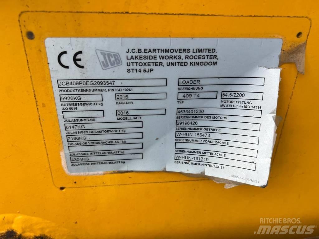 JCB 409 Agri shovel Hjullastere