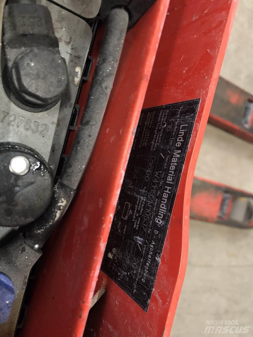 Linde T16 Lavtløftende truck