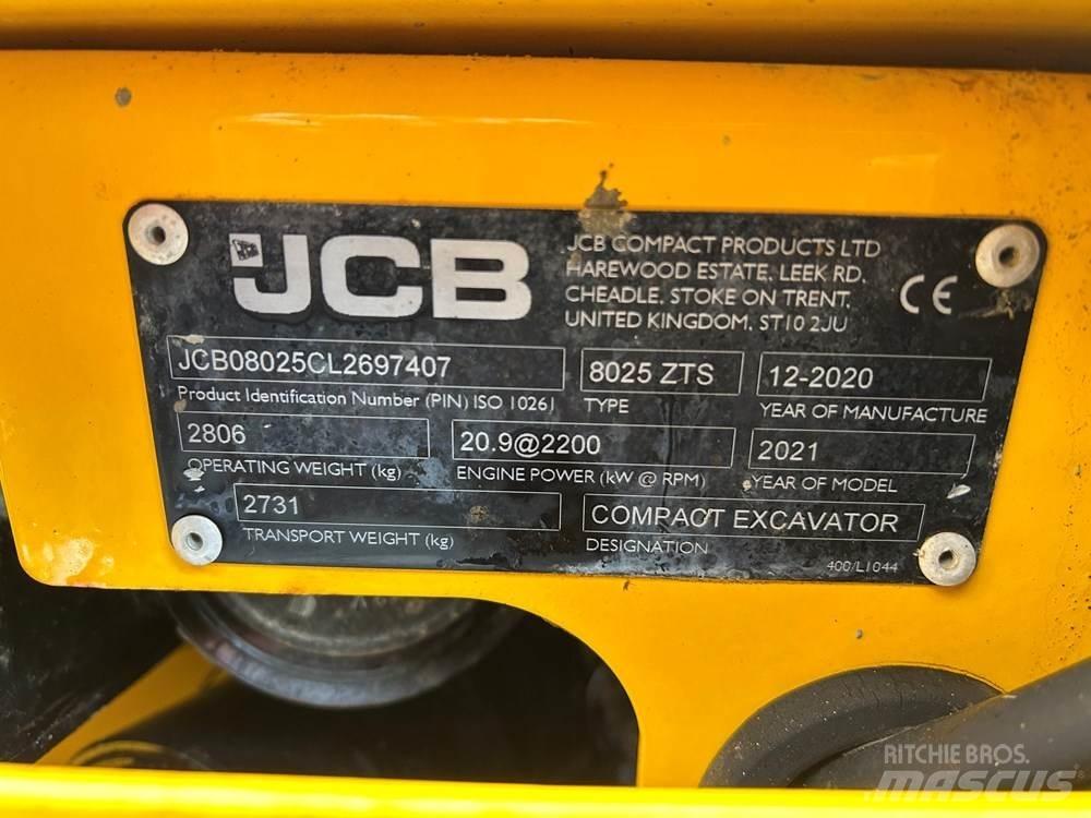 JCB 8025 Minigravere <7t