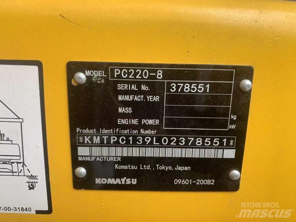 Komatsu PC 220-8 Beltegraver