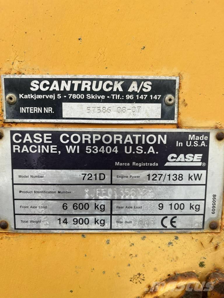 CASE 721 D Hjullastere