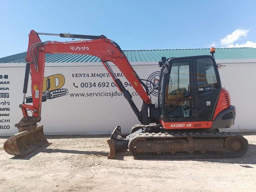 Kubota KX080-4a Gravemaskiner