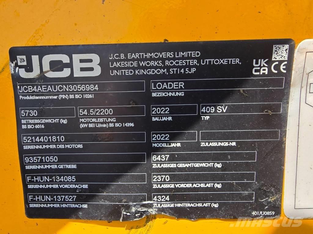 JCB 409SV Hjullastere