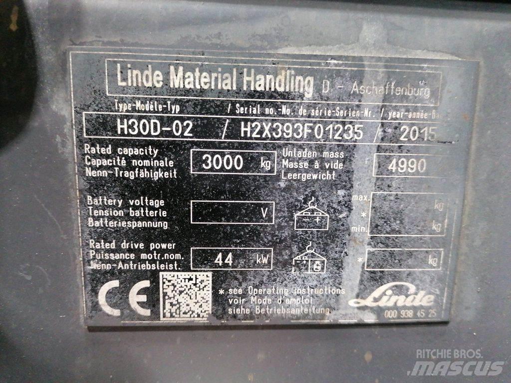 Linde H30D-02 Diesel Trucker