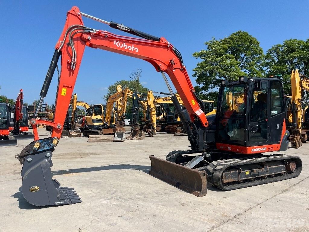 Kubota KX 080-4 Midigravere 7 - 12t