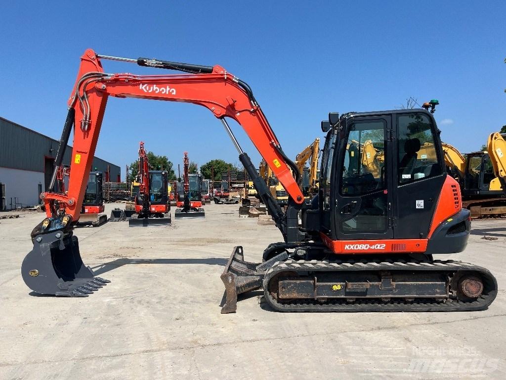 Kubota KX 080-4 Midigravere 7 - 12t