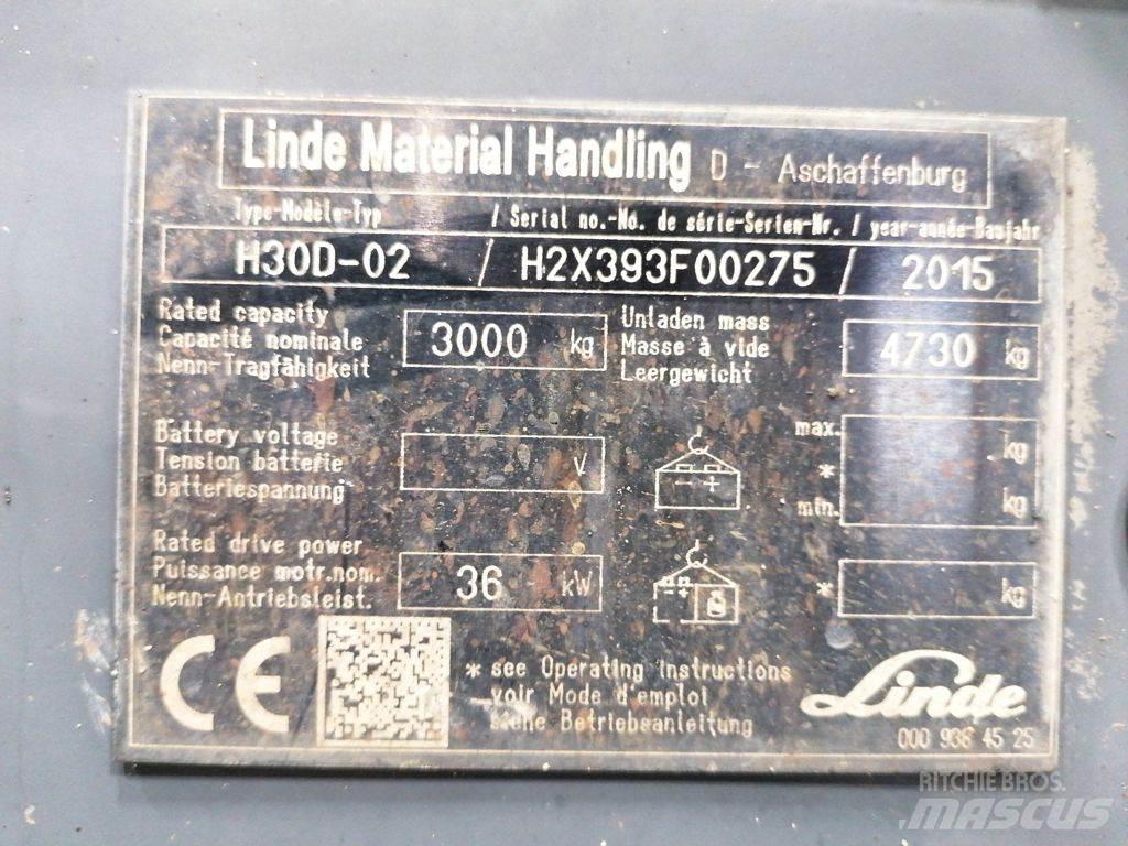Linde H30D-02 Diesel Trucker