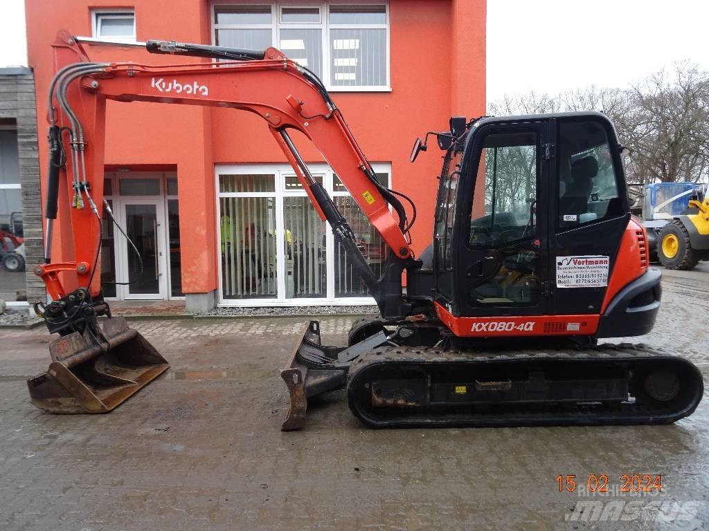Kubota KX 080-4 Midigravere 7 - 12t