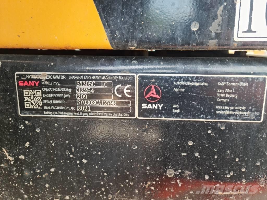Sany SY 305 CLC Gravemaskiner for riving
