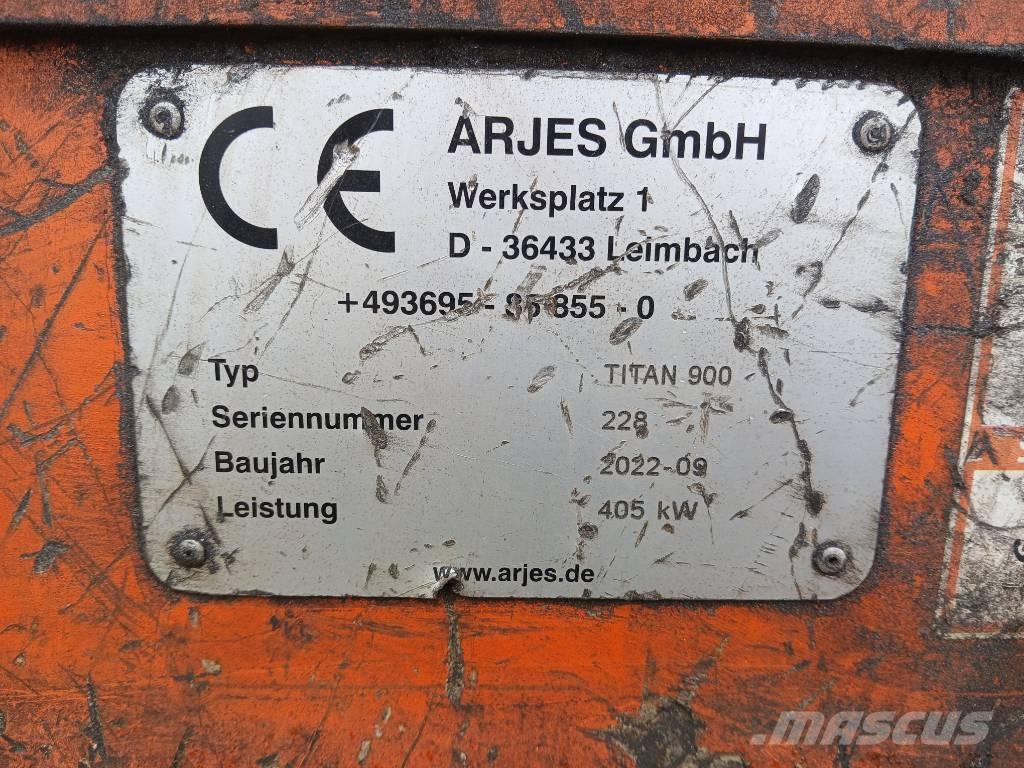 Arjes Titan 900 Avfallsknusere