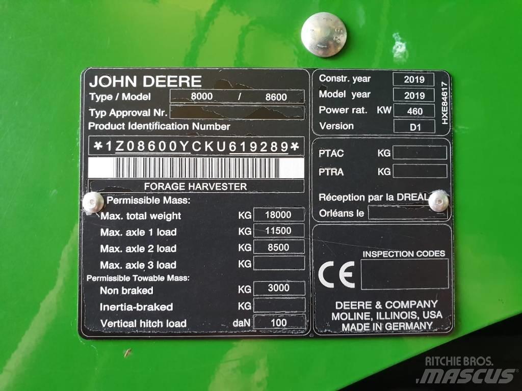 John Deere 8600I Fôrhøstere