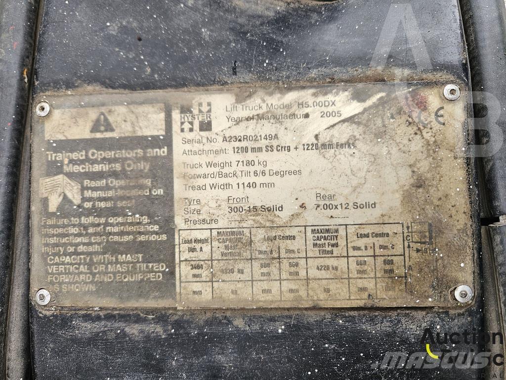 Hyster H5.00DX Diesel Trucker