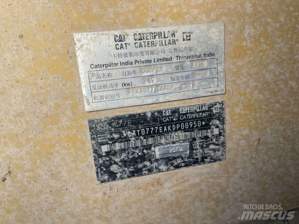 CAT 777e Tipp hengere