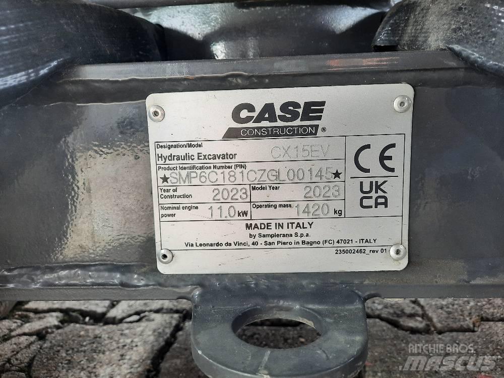 CASE CX 15 EV Minigravere <7t