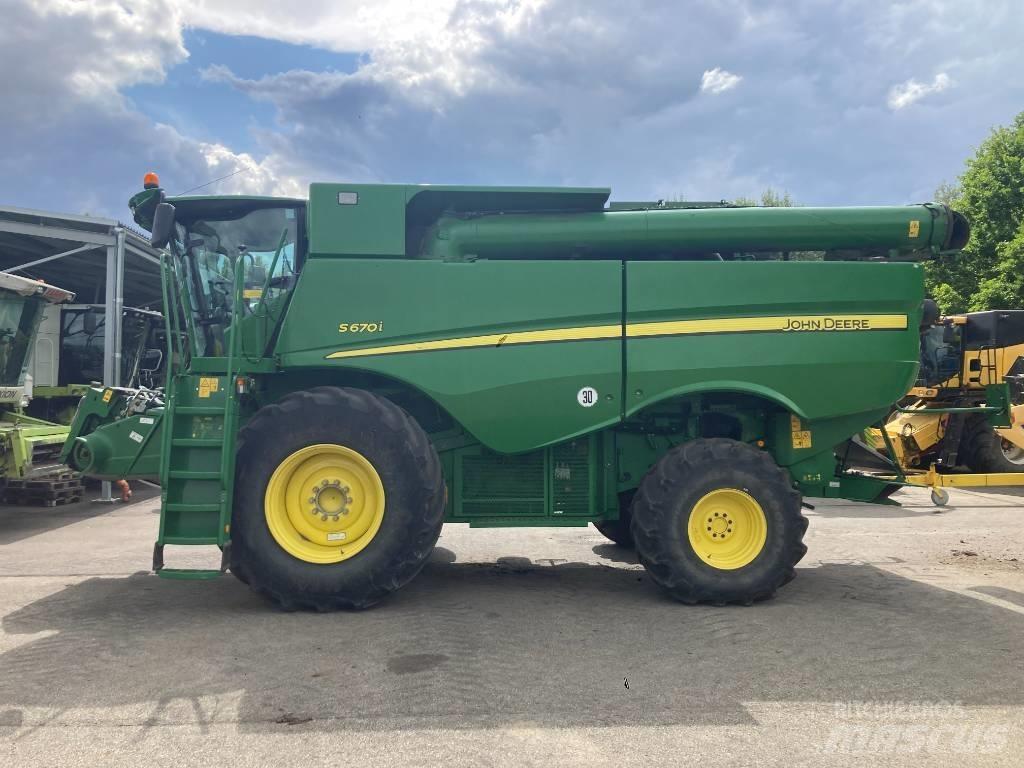 John Deere S 670 i Skurtreskere