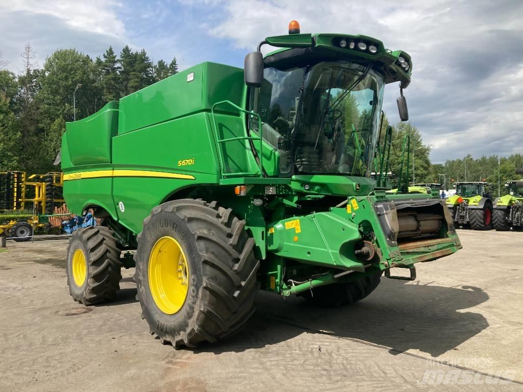 John Deere S 670 i Skurtreskere