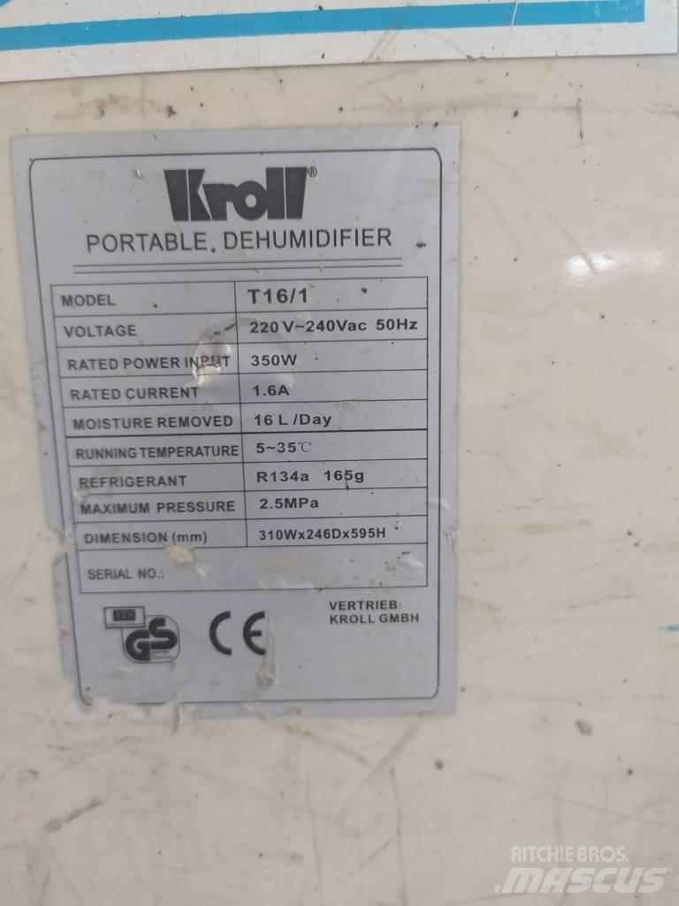 Kroll T16/1 Anlegg - Annet