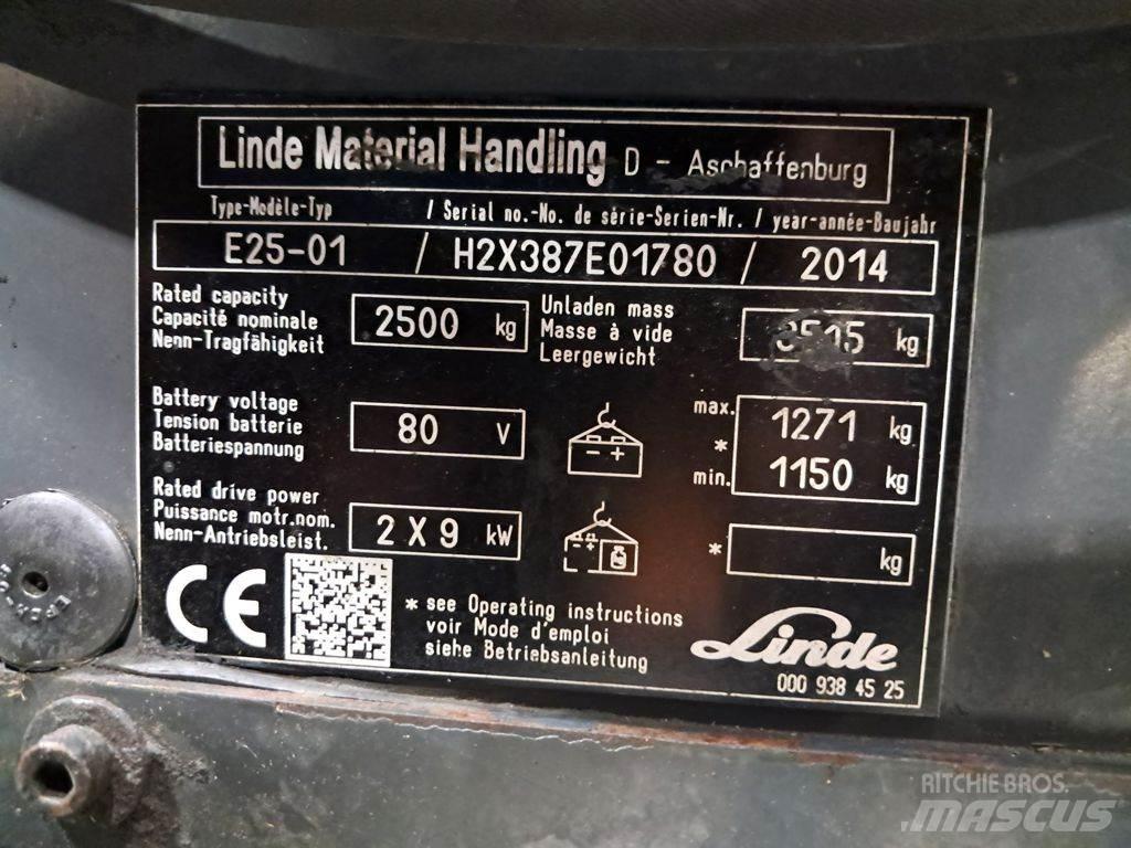 Linde E25-01 Elektriske trucker