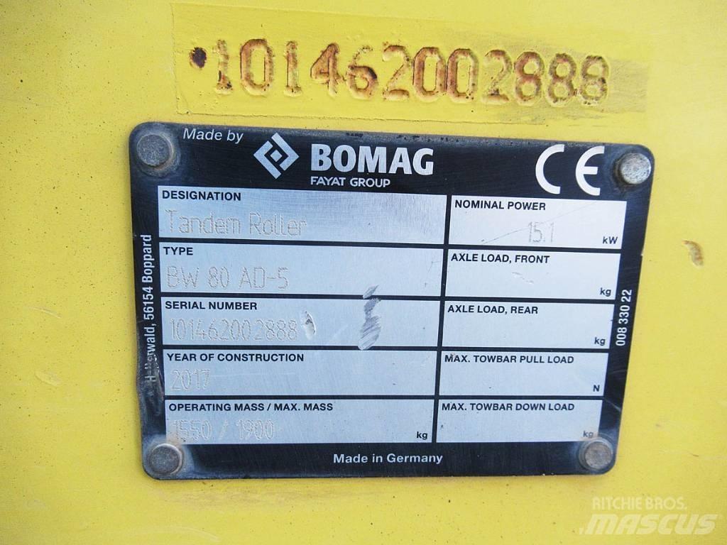 Bomag BW 80 AD-5 Tandem Valser