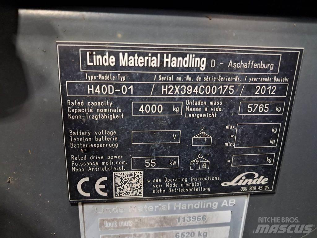 Linde H40D-01 Diesel Trucker