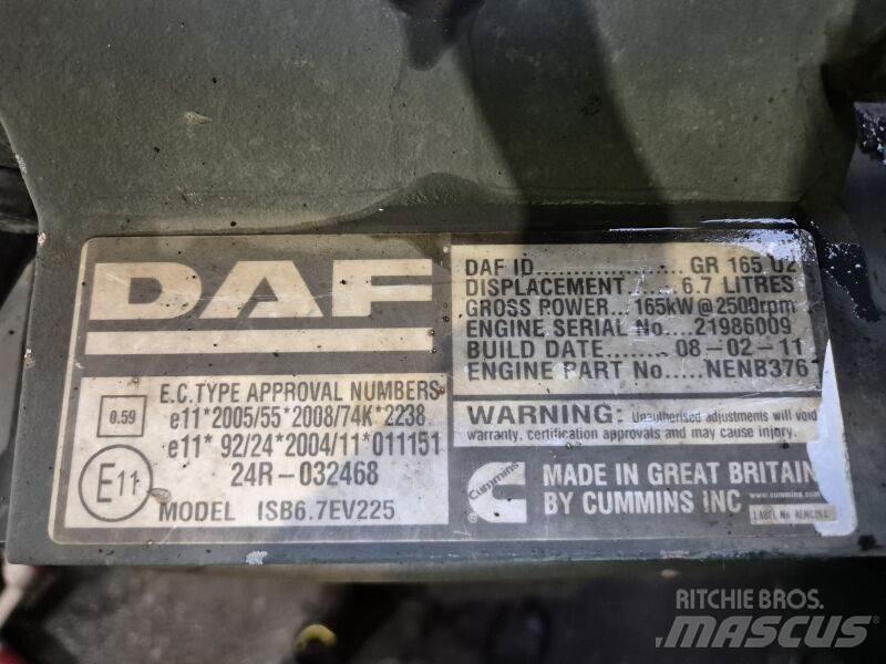 DAF GR165U2 Motorer