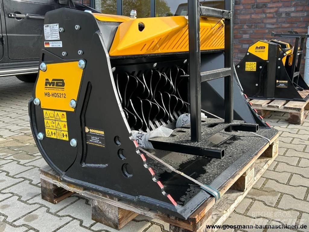 MB Crusher HDS 212 Sorteringsskuffer