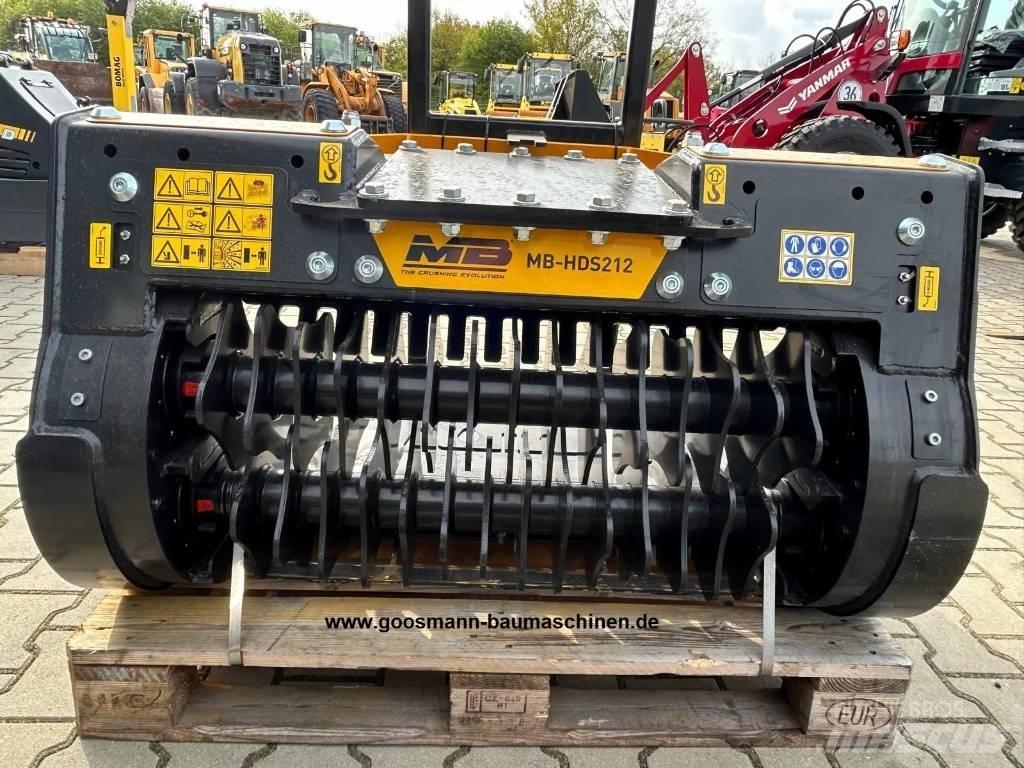 MB Crusher HDS 212 Sorteringsskuffer