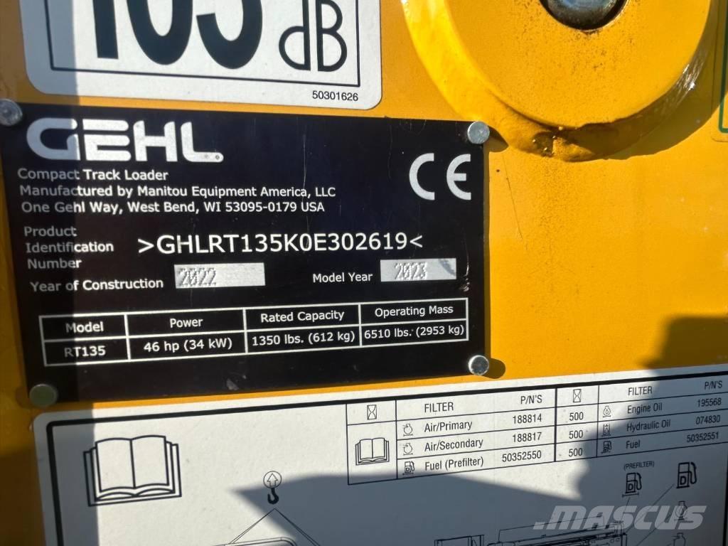 Gehl RT135 Kompaktlastere
