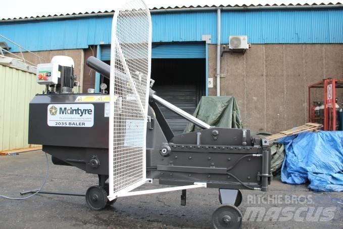 McIntyre Metal Baler Avfallskomprimatorer