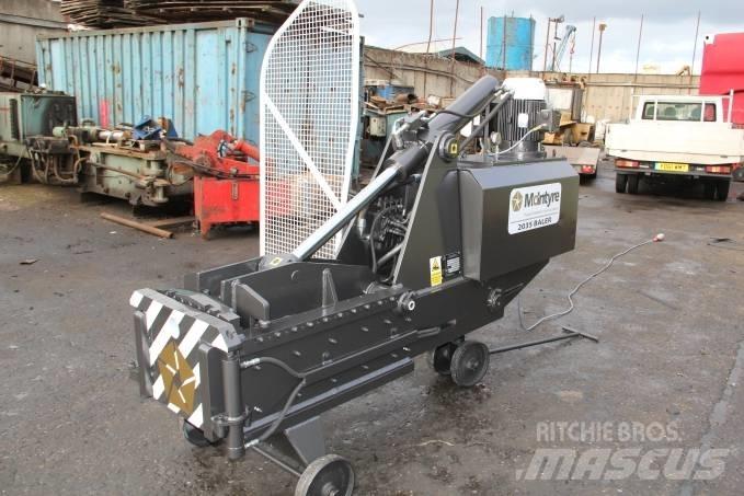 McIntyre Metal Baler Avfallskomprimatorer