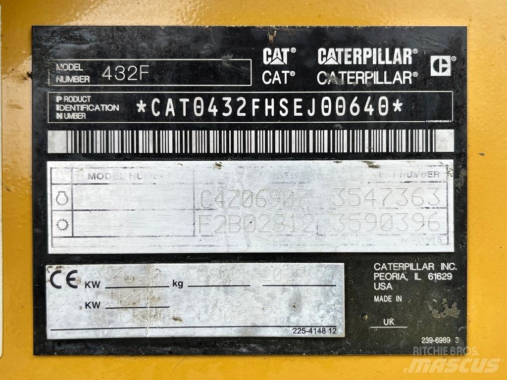 CAT 432 F Traktorgravere